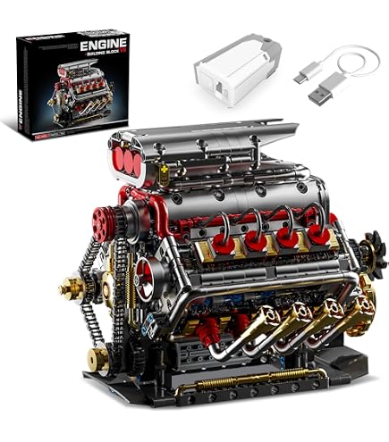 Amazon.com: BseSparklion V12 Engine Model Kit That Runs, 12